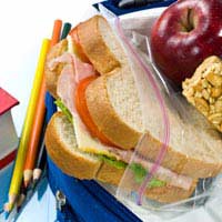 School Meals Packed Lunches Sandwiches